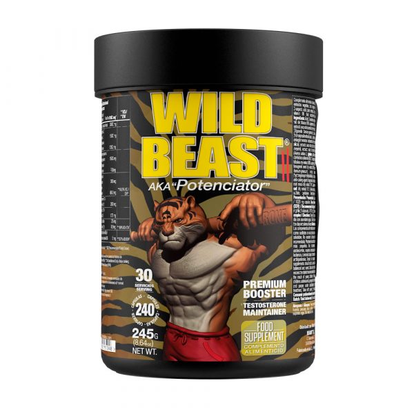 Wild Beast II, potenciador de la energía con testosterona y el vigor sexual