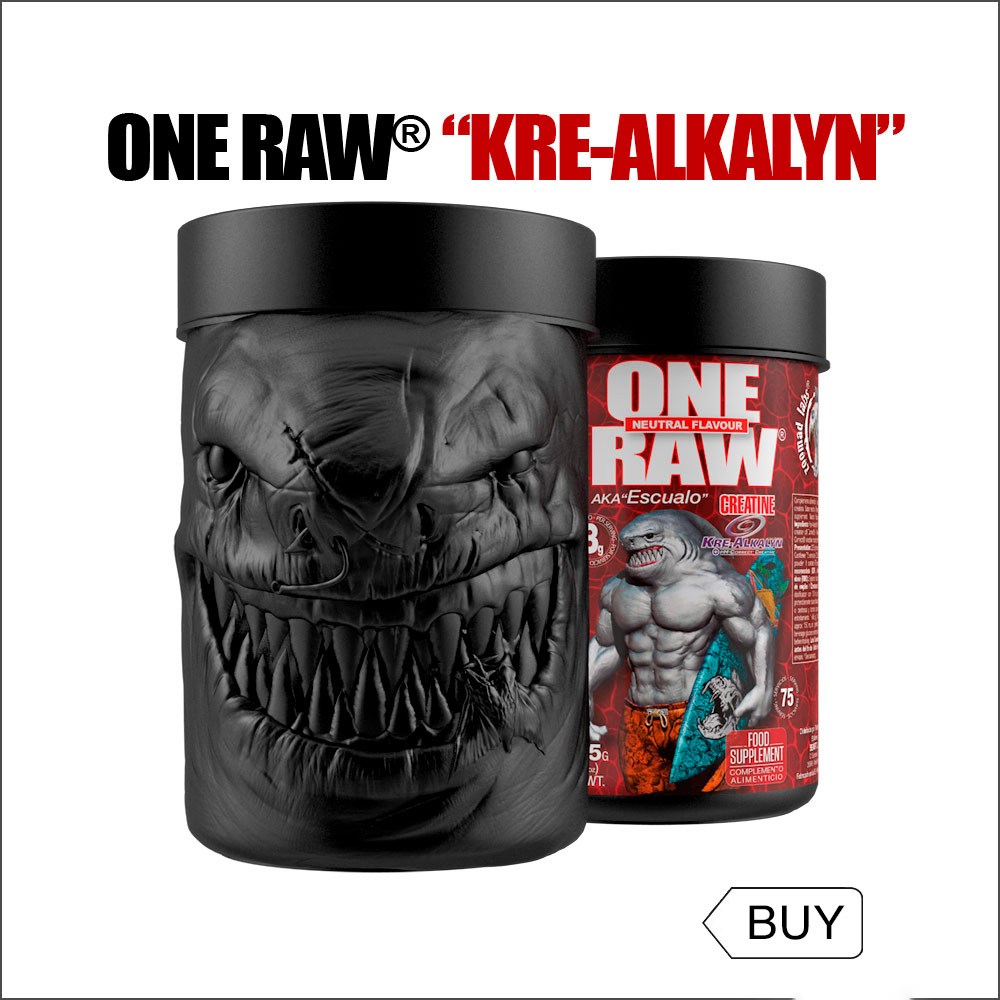Creatine Kre-Alkalyn Stable in stomach, buffered creatine monohydrate, powered by Kre-Alkalyn®