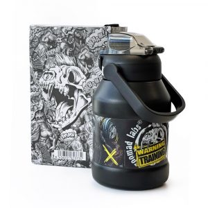 BOTELLA DE ACERO INOXIDABLE 1L (Black color) - Copy